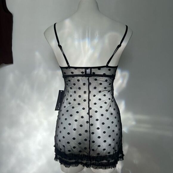 Apt 9 intimates mesh underwire baby doll chemise slip cami - Picture 7 of 7
